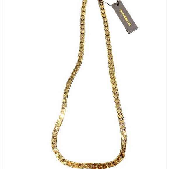 18k Gold Plated Necklace - 24" Length - New - Picture 2 of 4